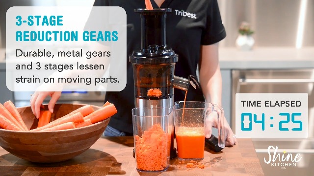 Amazon.com: Shine Kitchen Co SJV-107-A Cold Press Slow Masticating